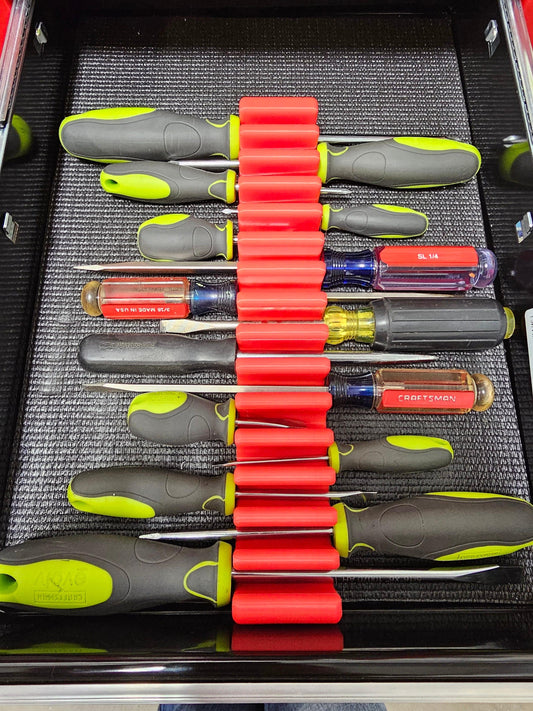 Screw Driver Organizer - RT3 Dimensions 